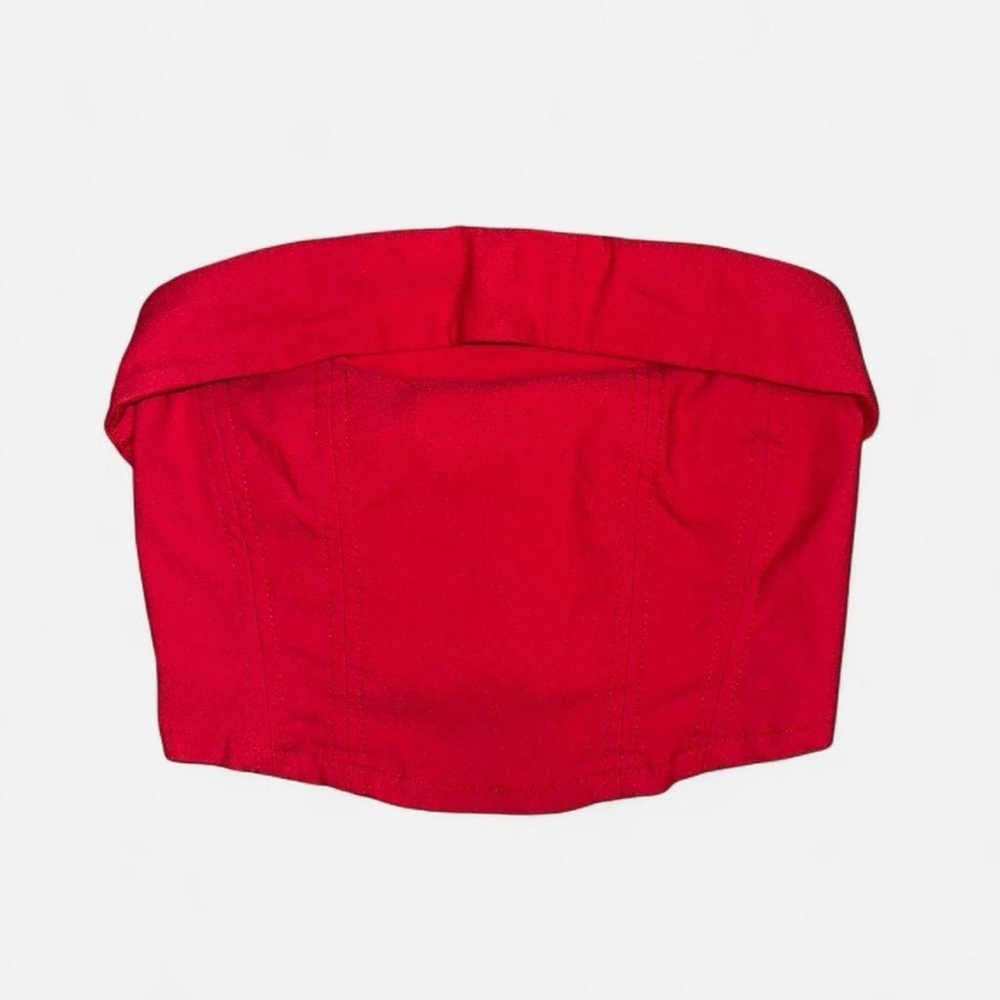 Wild Fable Red Y2K Strapless Tube Top XS